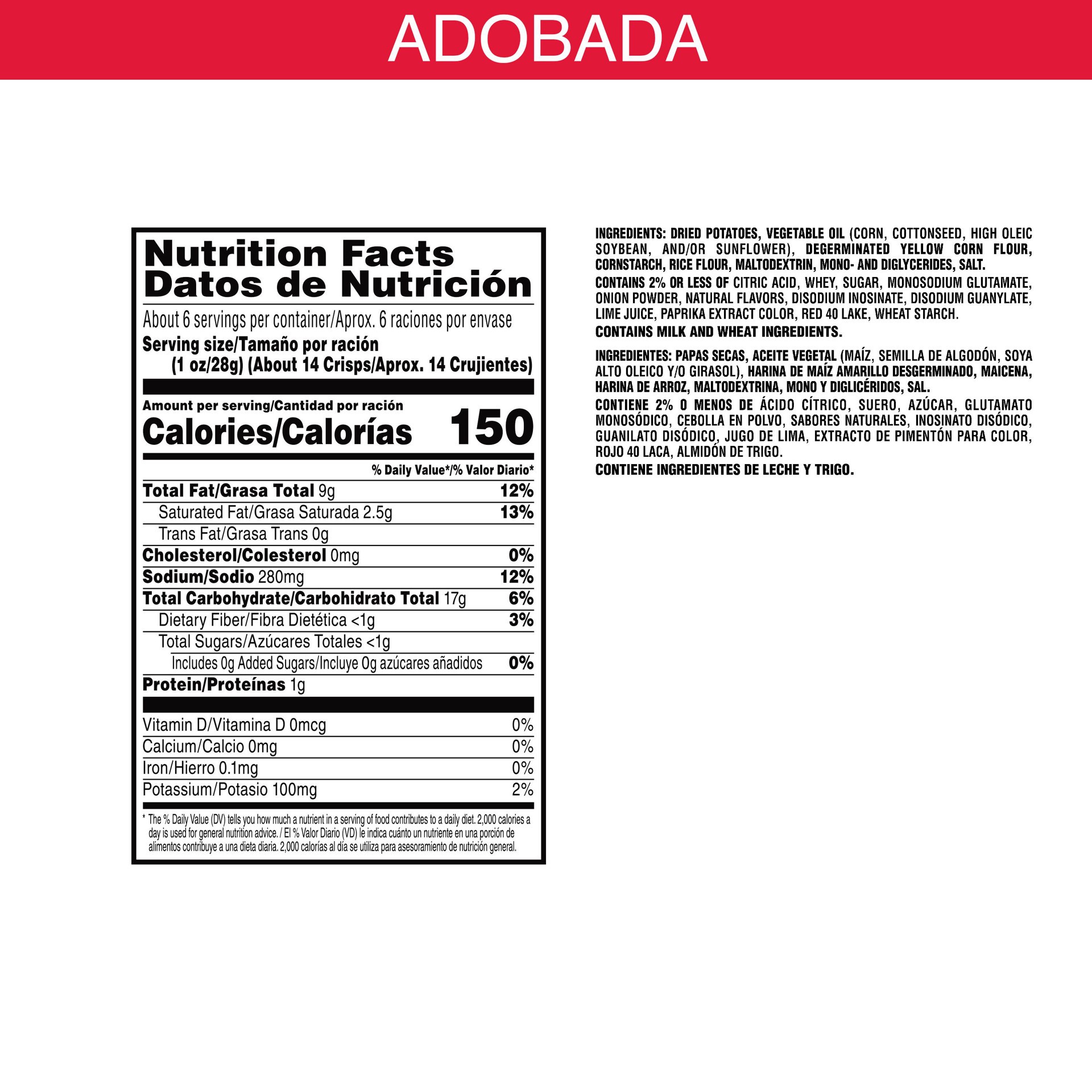 slide 5 of 5, Pringles Enchilada Adobada Potato Crisps, 5.2 oz, 5.5 oz