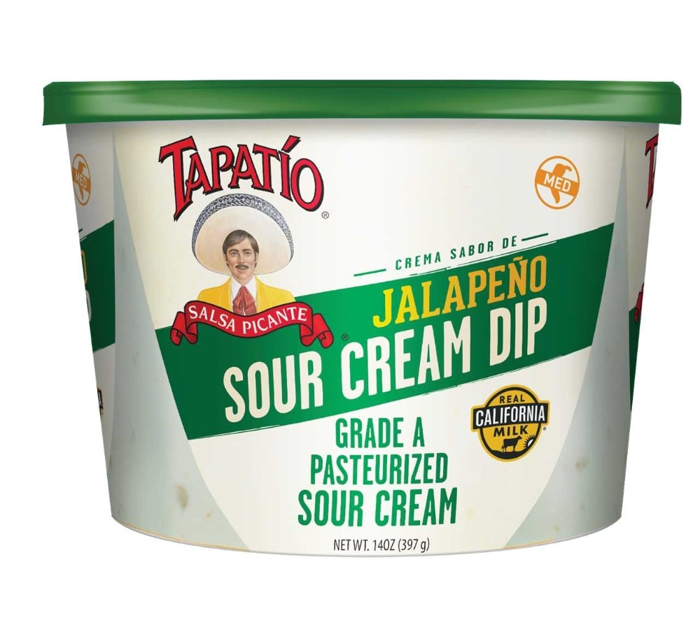 slide 1 of 1, Tapatio Jalapeno Sour Cream Dip, 14 oz