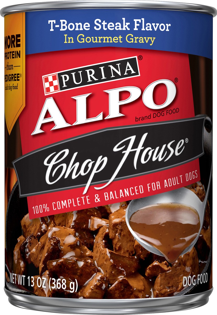 slide 1 of 8, ALPO Chop House Dog Food 13 oz, 13 oz
