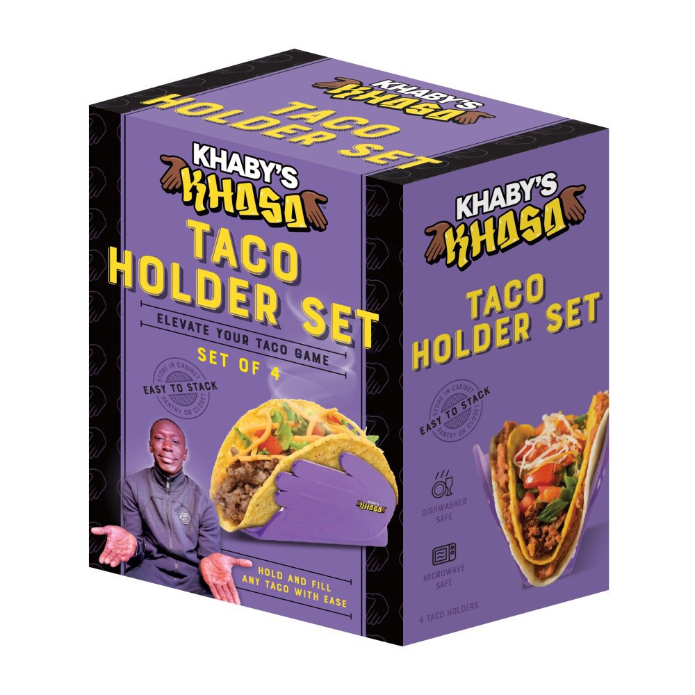 slide 5 of 5, Khaby's Khasa™ Taco Holder Set, 4 ct