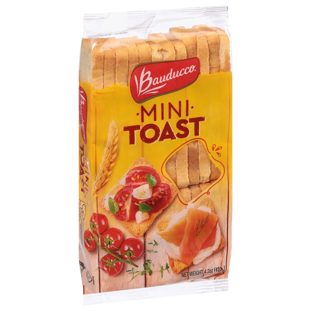 slide 6 of 14, Bauducco Mini Toasts, 4.2 oz