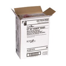 slide 1 of 1, Thinsense Glove Nitrile Med Pwdfr Pnk, 250 ct