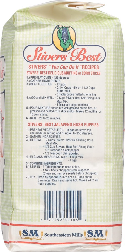 slide 2 of 5, Stiver's Best Self-Rising White Corn Meal Mix, 5 lb