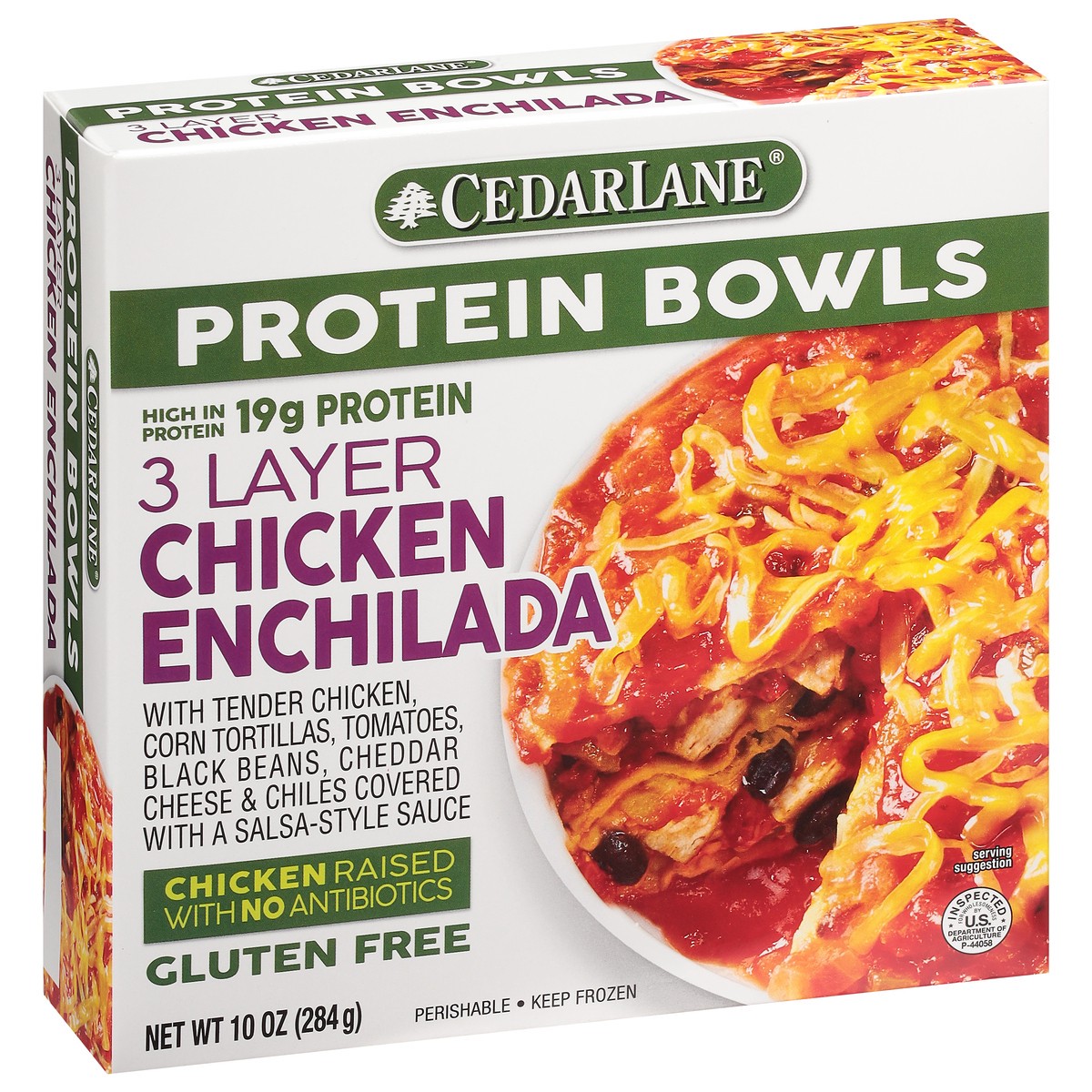 slide 10 of 11, Cedarlane Bowl Chicken Enchilada, 10 oz