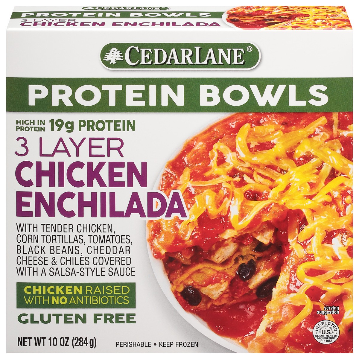 slide 1 of 11, Cedarlane Bowl Chicken Enchilada, 10 oz