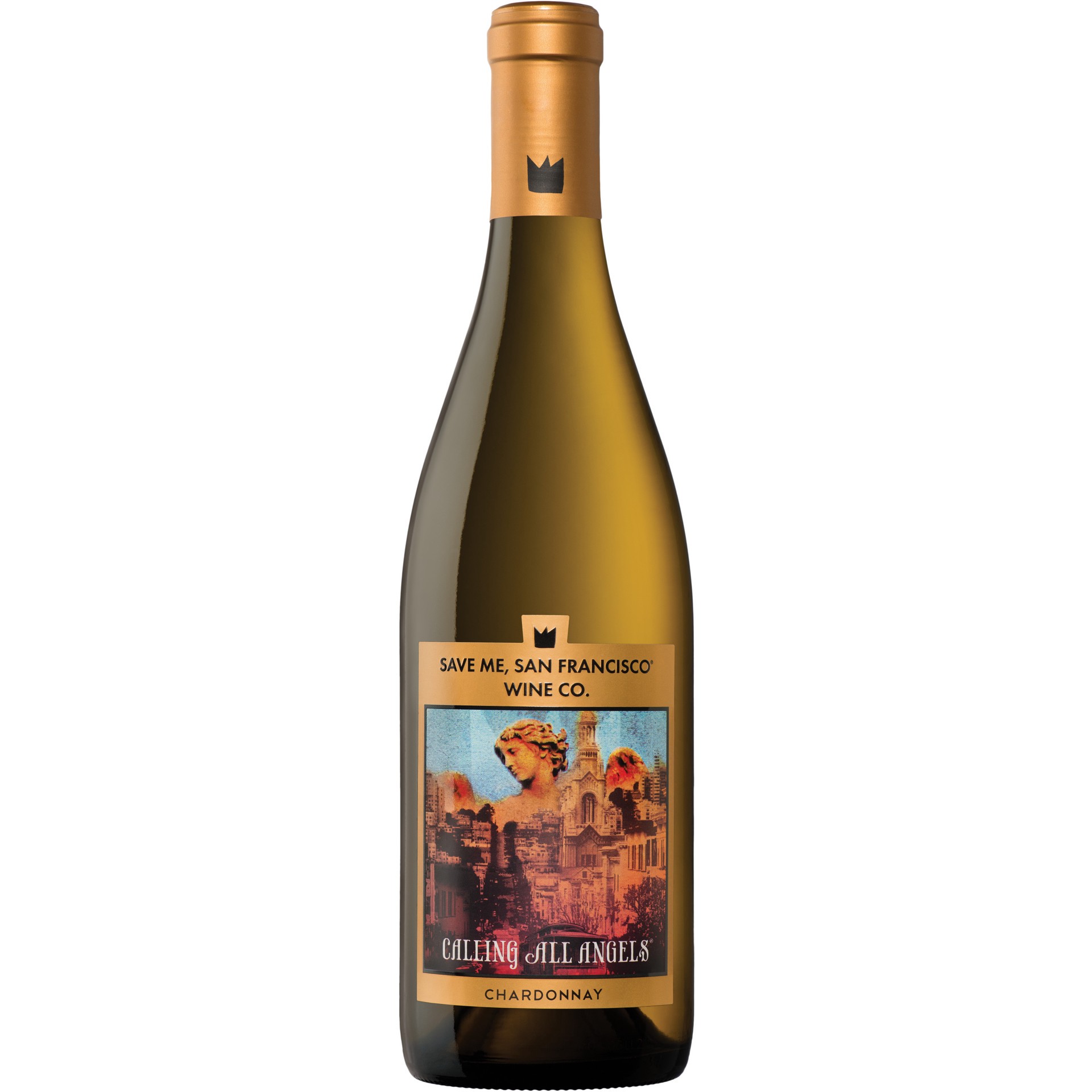 slide 1 of 4, Save Me, San Francisco Chardonnay White Wine - 750ml, 2017 California, 750 ml