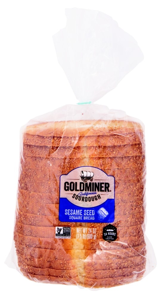 slide 1 of 1, California Goldminer Goldminr Sesame Sourdgh, 24 oz