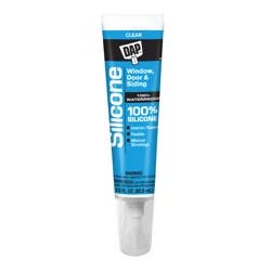 DAP Kitchen & Bath 100% Silicone Rubber Sealant - Clear