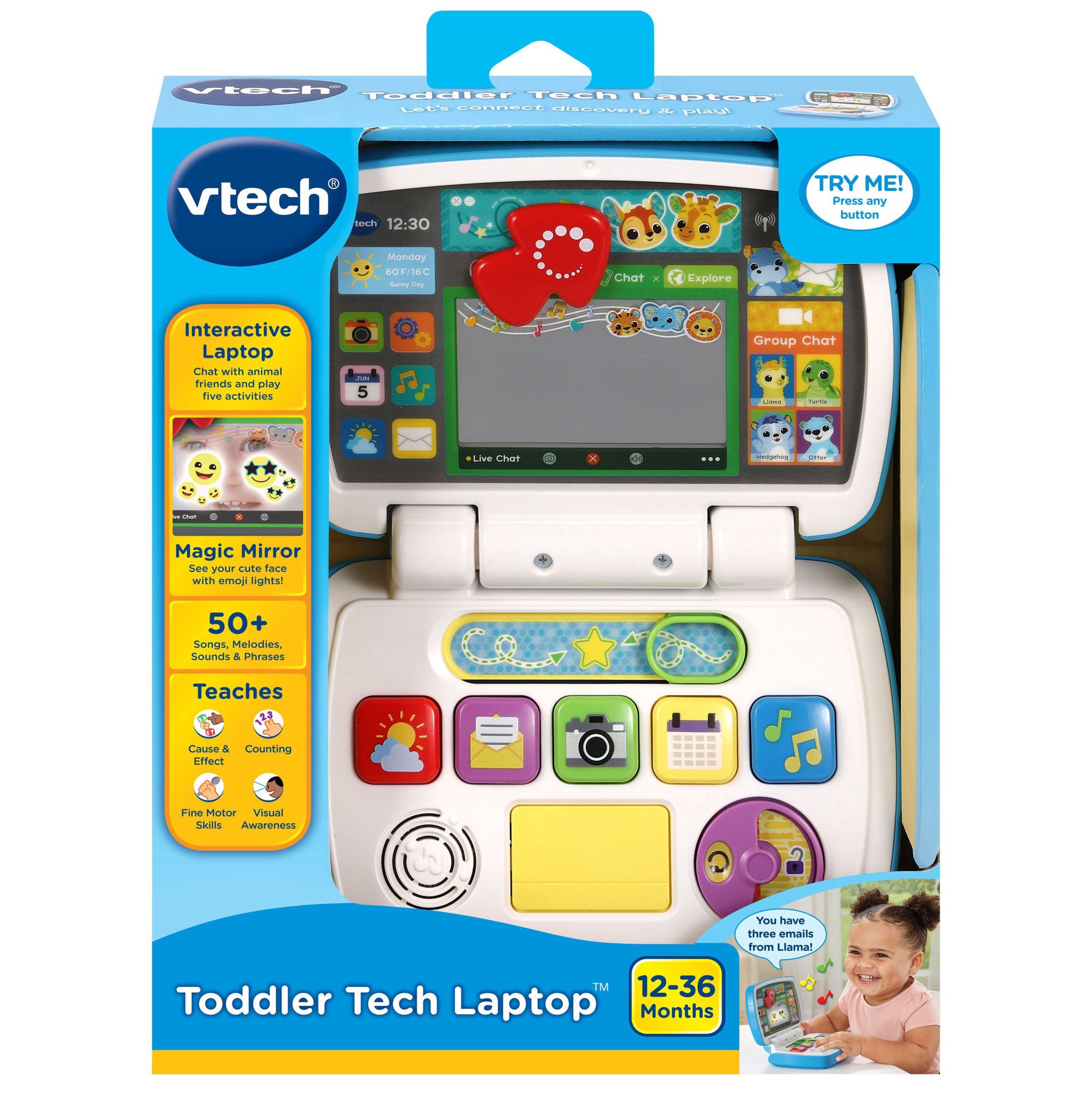 slide 1 of 1, VTech Toddler Tech Laptop, 1 ct