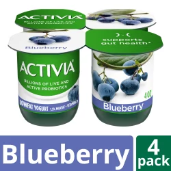 Activia Low Fat Probiotic Blueberry Yogurt