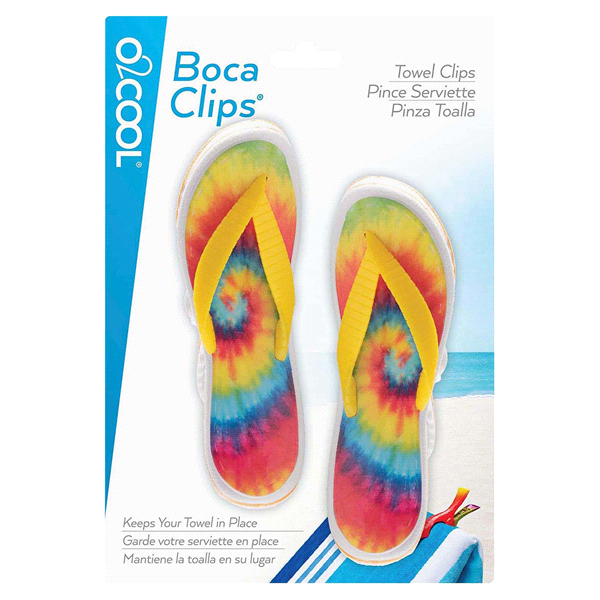 slide 1 of 1, flipflop Flip Flop Tie Dye Boca Clip As, 1 ct