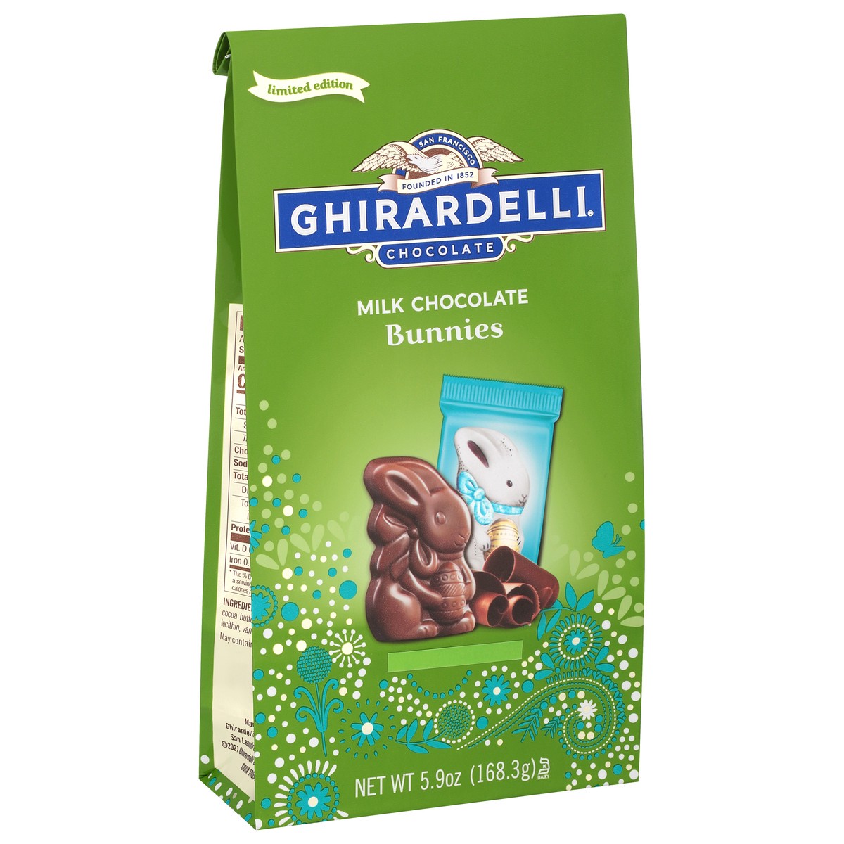 slide 5 of 9, GHIRARDELLI Milk Chocolate Bunnies, 5.9 oz Bag, 5.9 oz