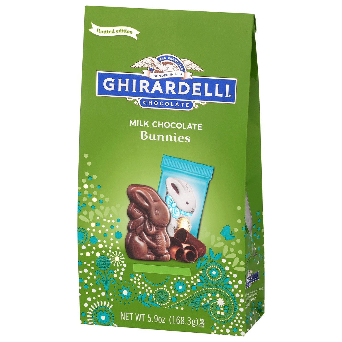 slide 7 of 9, GHIRARDELLI Milk Chocolate Bunnies, 5.9 oz Bag, 5.9 oz