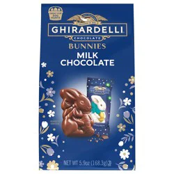 GHIRARDELLI Milk Chocolate Bunnies, 5.9 oz Bag