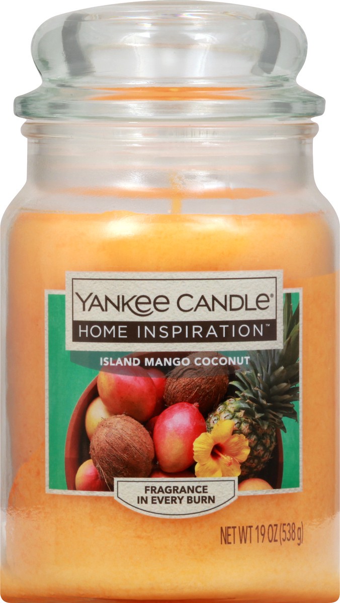 slide 4 of 7, Yankee Candle Home Inspiration Large Jar Island Mango Coconut, 19 oz