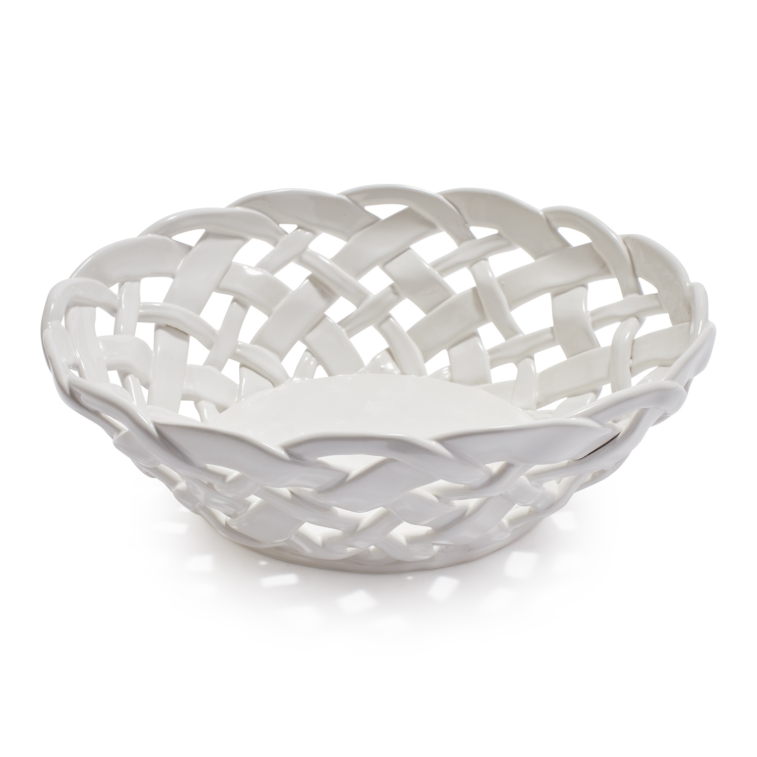 slide 1 of 1, Sur La Table Round Ceramic Basket, 1 ct