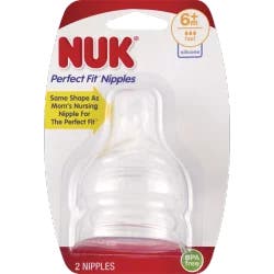 NUK Nipples 2 ea