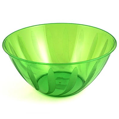 slide 1 of 1, Maryland Plastics Kiwi Swirls Large Bowl, 164 oz