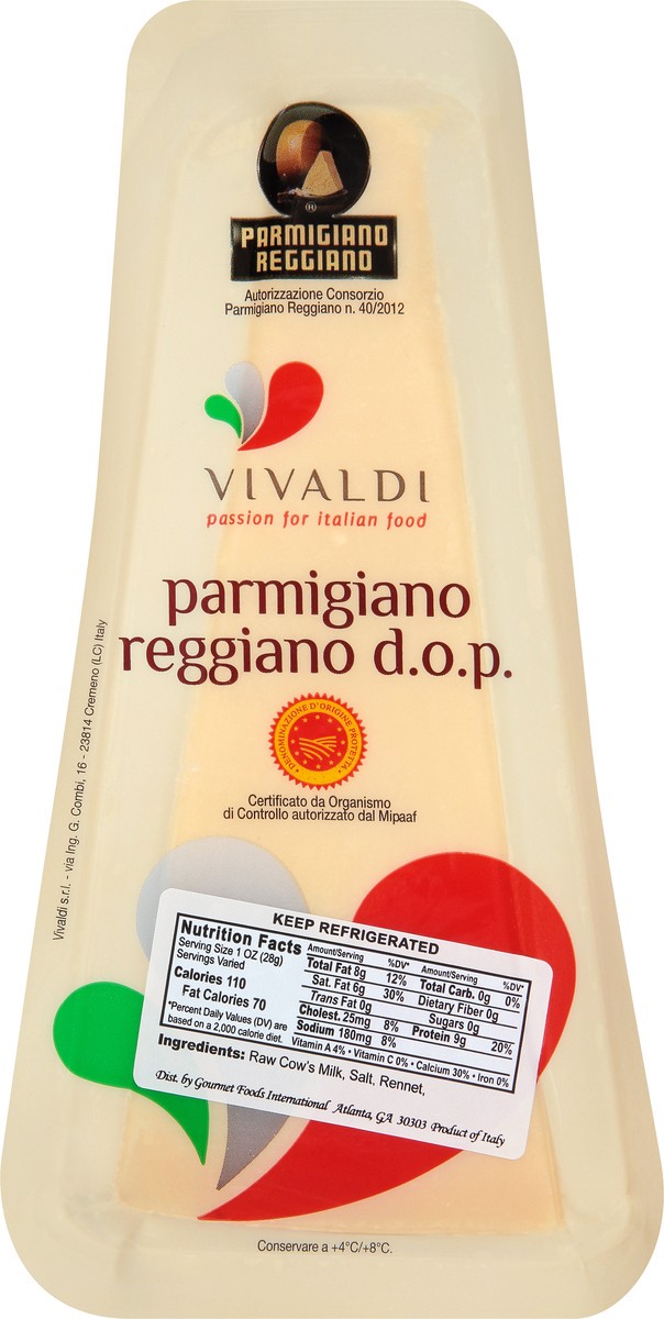 slide 1 of 3, Vivaldi Parmigiano Reggiano DOP Cheese 7 oz, 7 oz