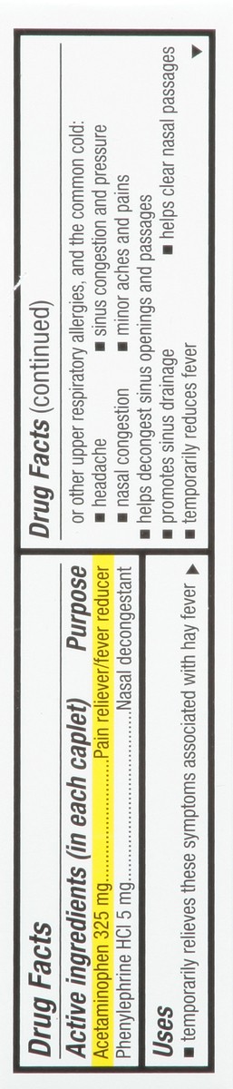 slide 8 of 9, TopCare Sinus Pe Caplets, 24 ct