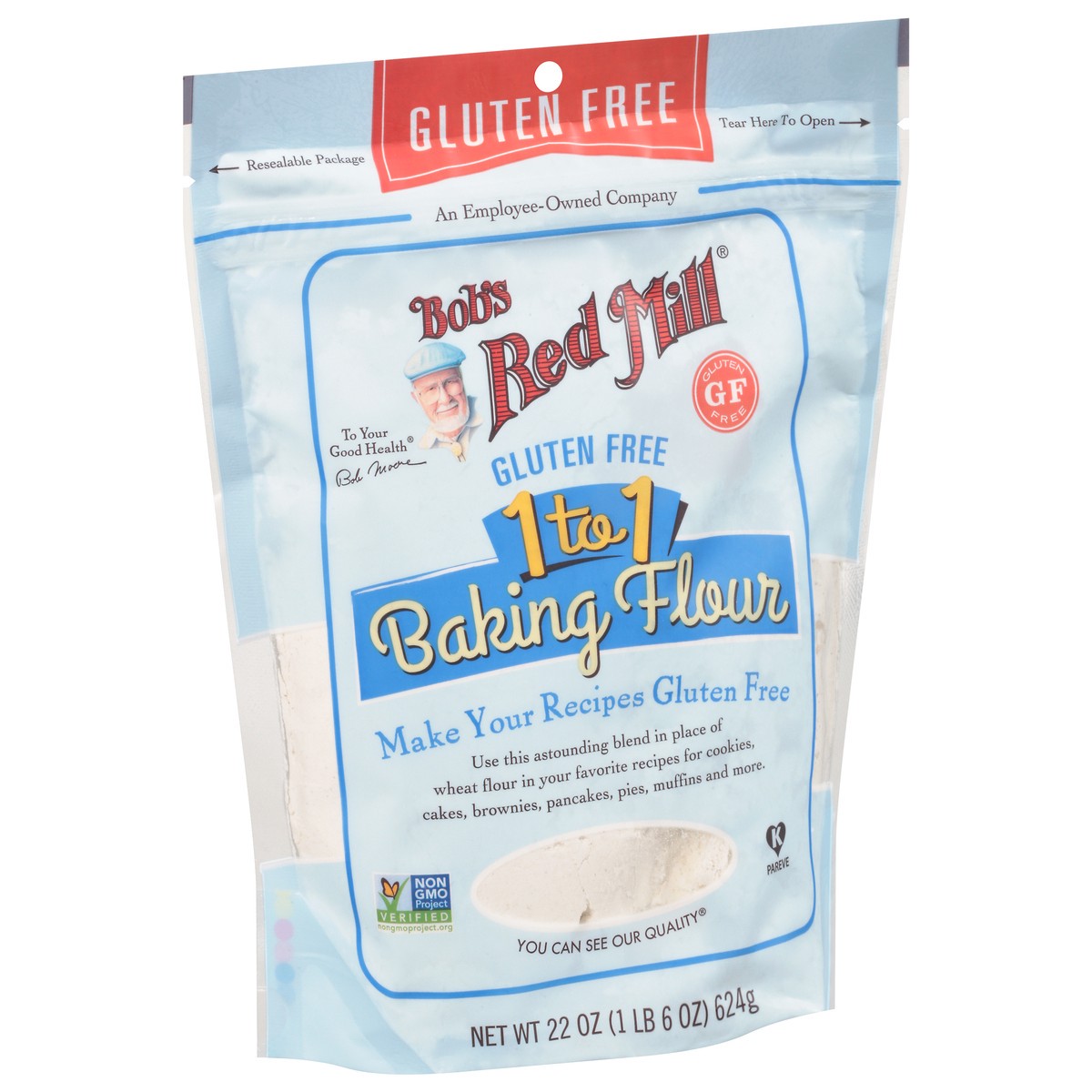 slide 7 of 9, Bob's Red Mill Gluten Free 1-To-1 Baking Flour, 22 oz