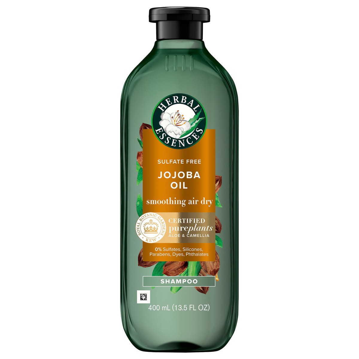slide 1 of 2, Herbal Essences Shine + Smooth Jojoba Oil Sulfate Free Shampoo, 13.5 fl oz, 13.5 fl oz