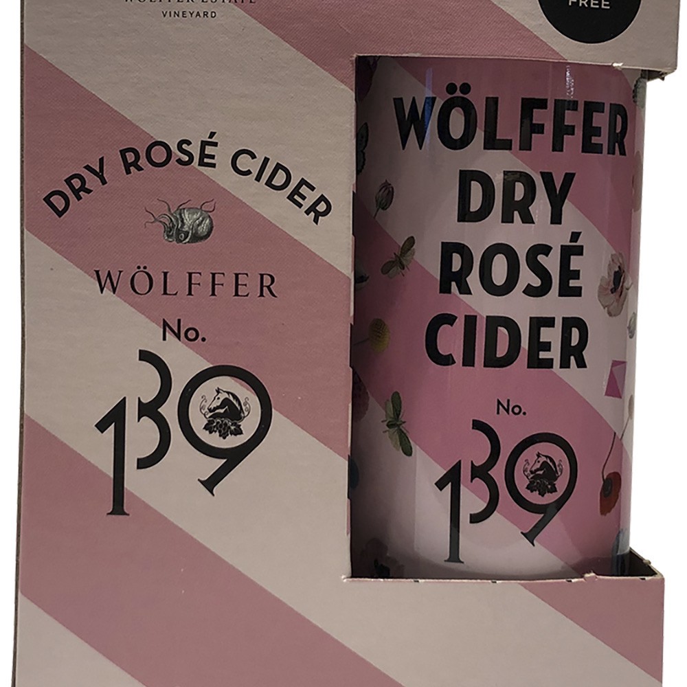 slide 1 of 1, Wolffer Estate Wlfr Dry Rose Cidr, 12 oz