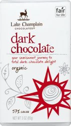 Lake Champlain Chocolates Dark Chocolate 3 oz