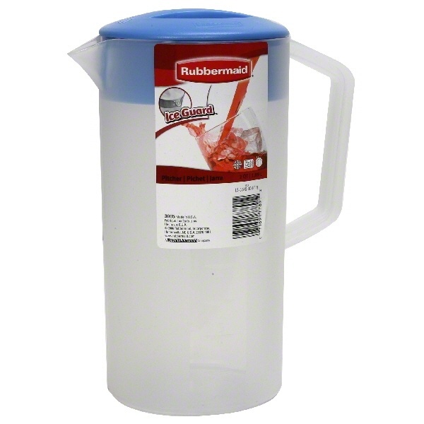 slide 1 of 1, Rubbermaid Clear Pitcher, 2 qt