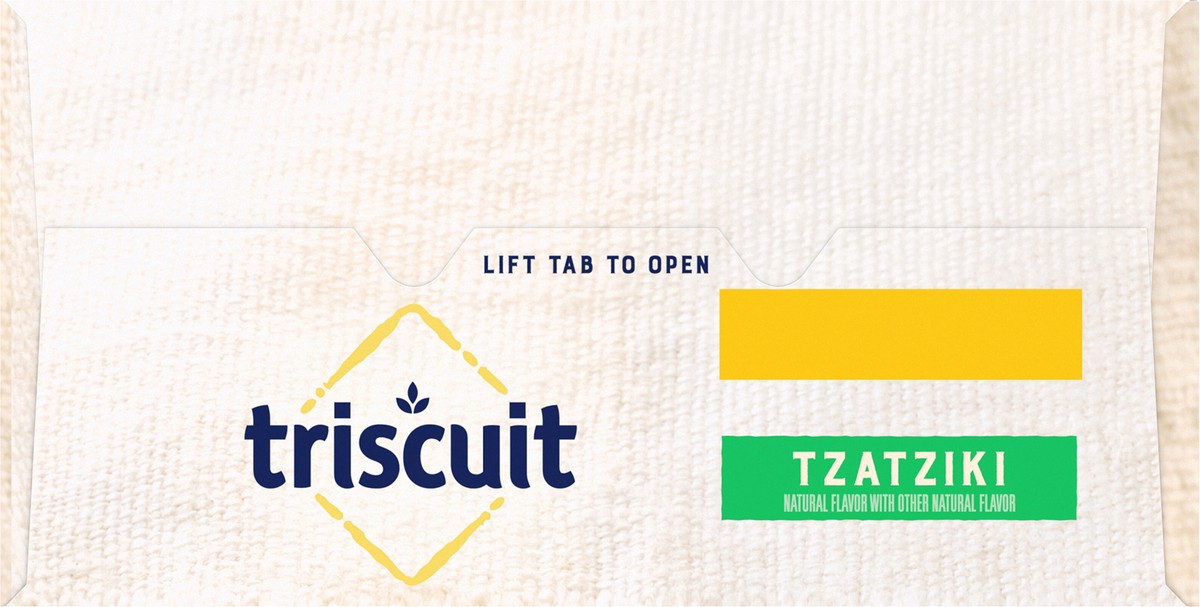 slide 9 of 9, Triscuit Tzatziki Whole Grain Wheat Crackers, 8.5 oz, 8.5 oz