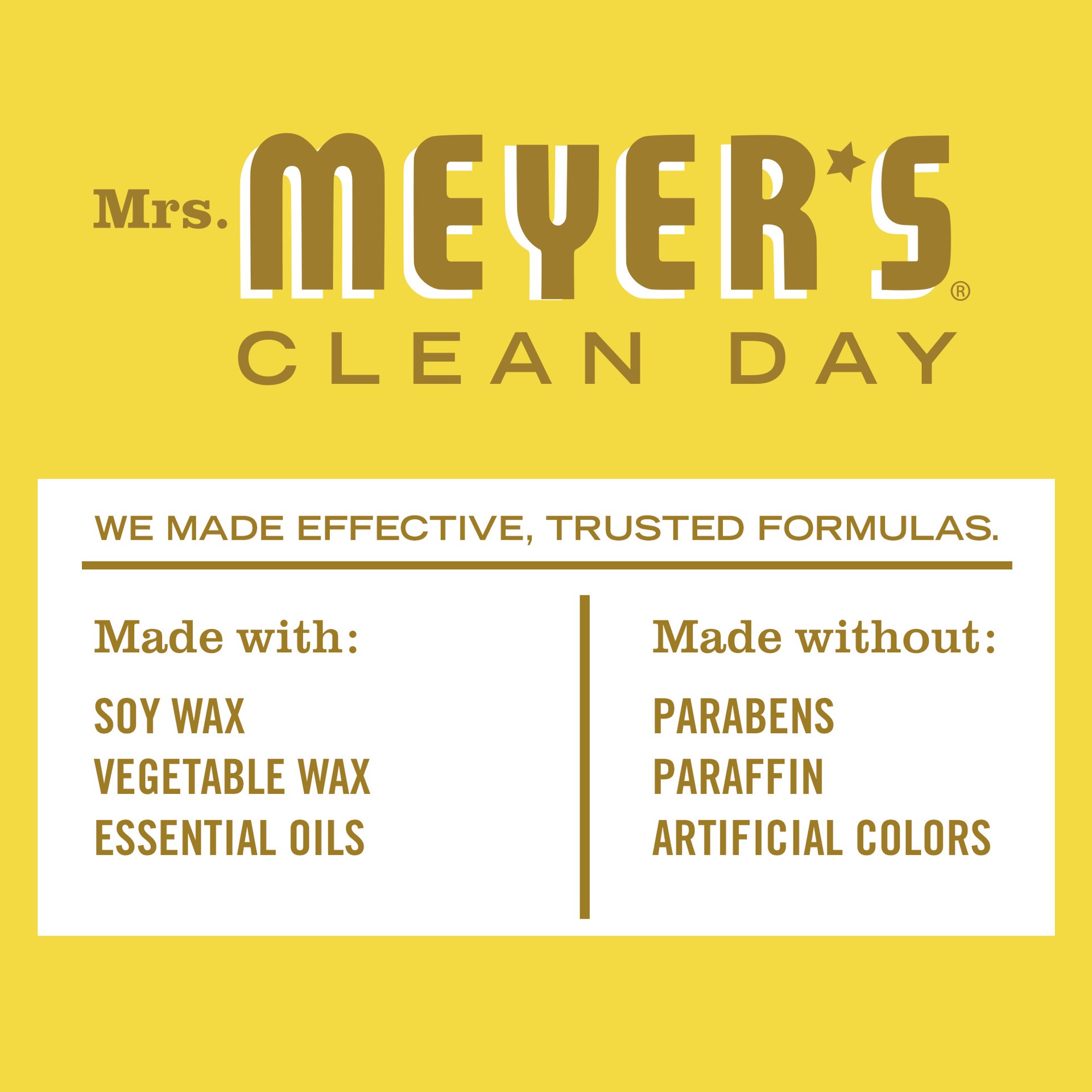 slide 9 of 9, Mrs. Meyer's Daisy Tin Candle, 2.9 oz