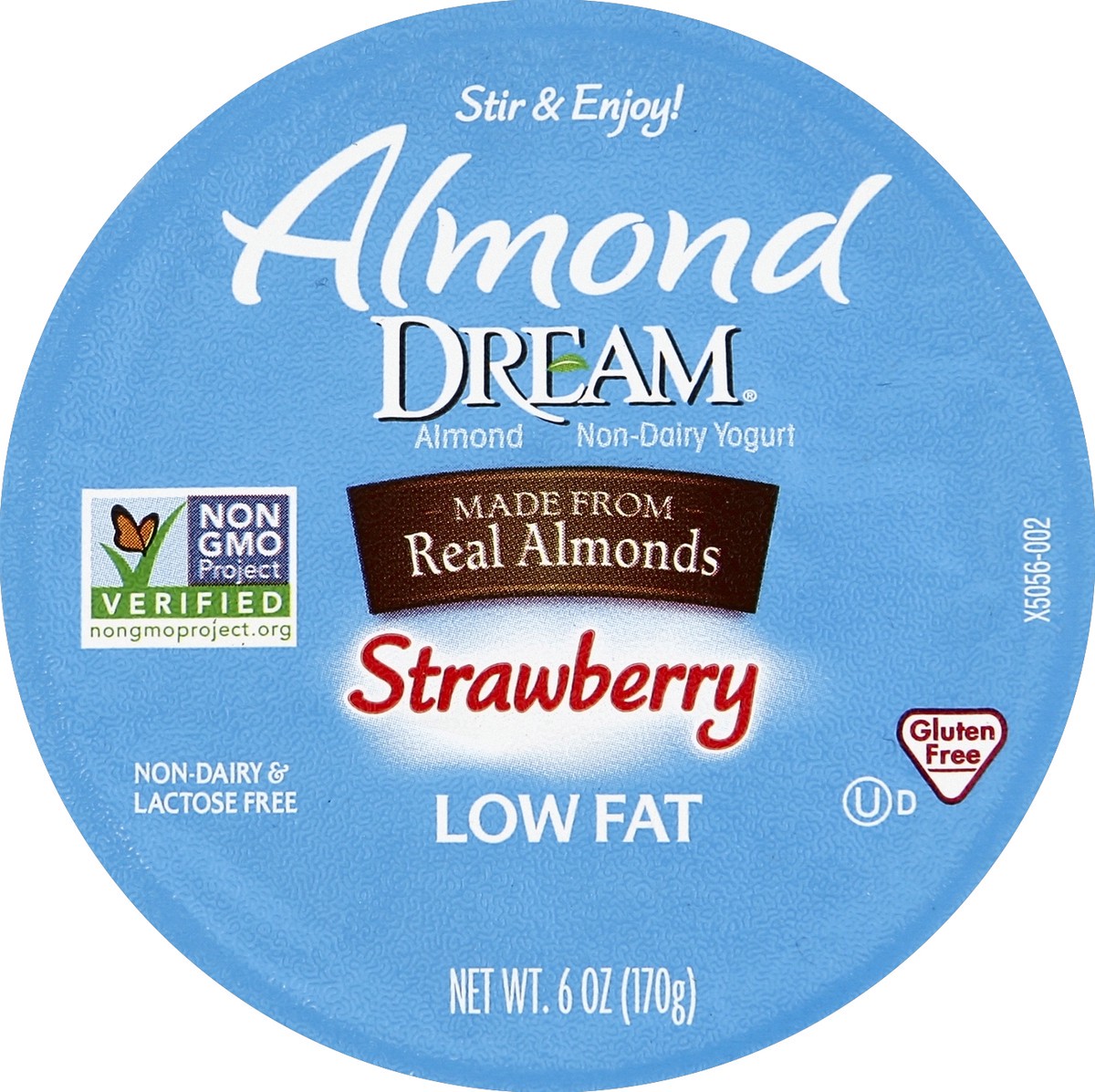 slide 2 of 3, Almond Dream Strawberry Non-Dairy Yogurt, 6 oz