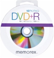 slide 1 of 1, Memorex DVD-R - 10 Pack, 1 ct