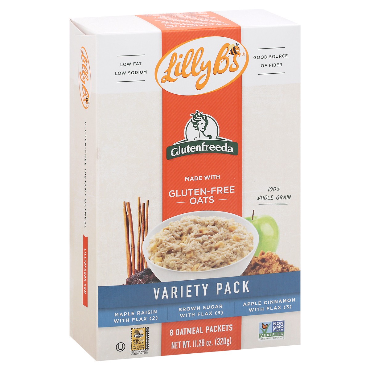 slide 2 of 12, Glutenfreeda Foods Gluten Free Variety Pack Oatmeal, 8 ct