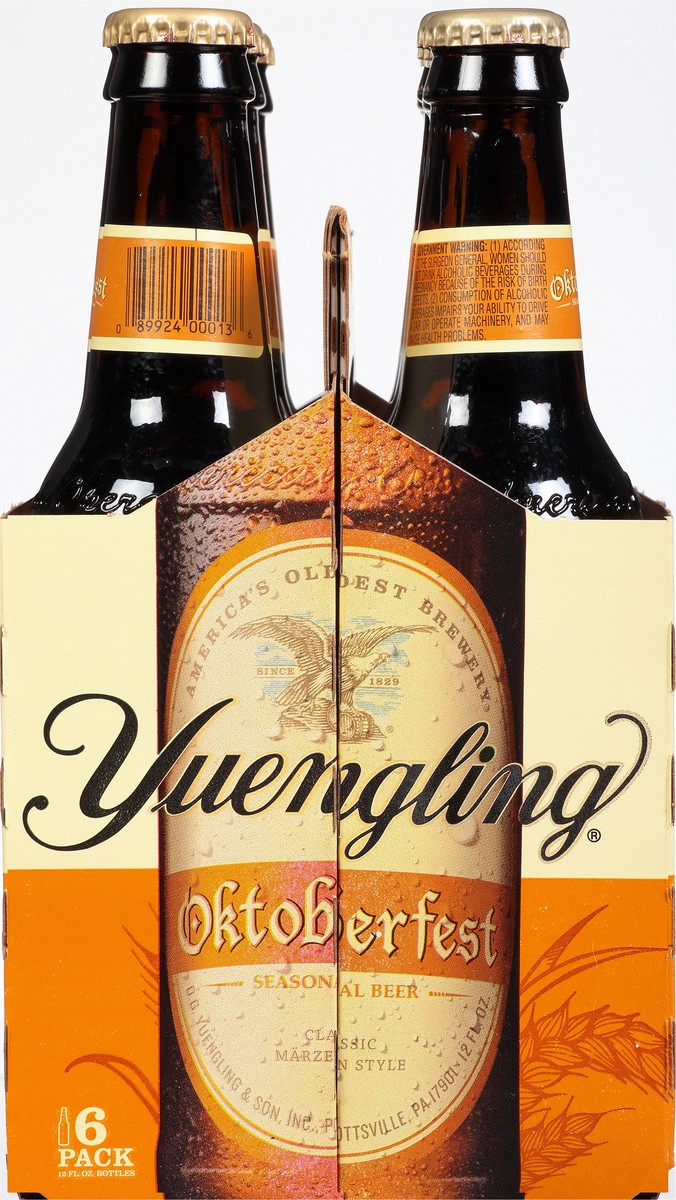 slide 7 of 9, Yuengling Oktoberfest Seasonal Beer 6 - 12 fl oz Bottles, 6 ct; 12 oz