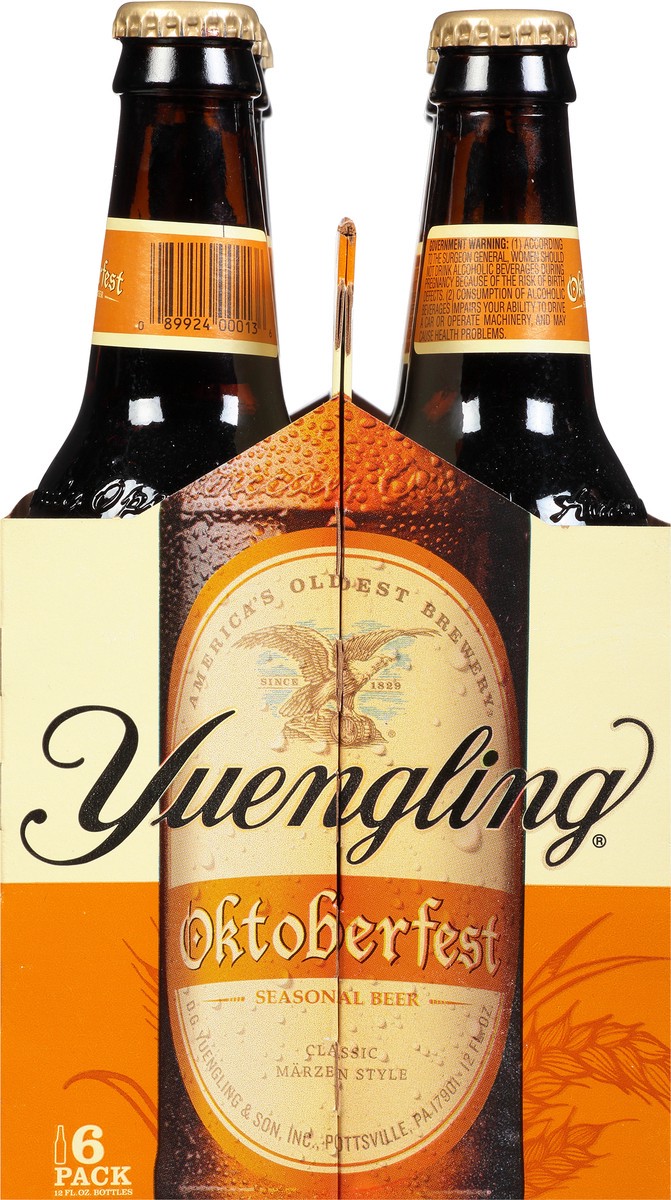 slide 8 of 9, Yuengling Oktoberfest Seasonal Beer 6 - 12 fl oz Bottles, 6 ct; 12 oz