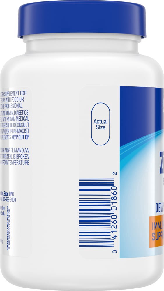 slide 3 of 4, Kroger Zinc Caplets 50Mg, 200 ct