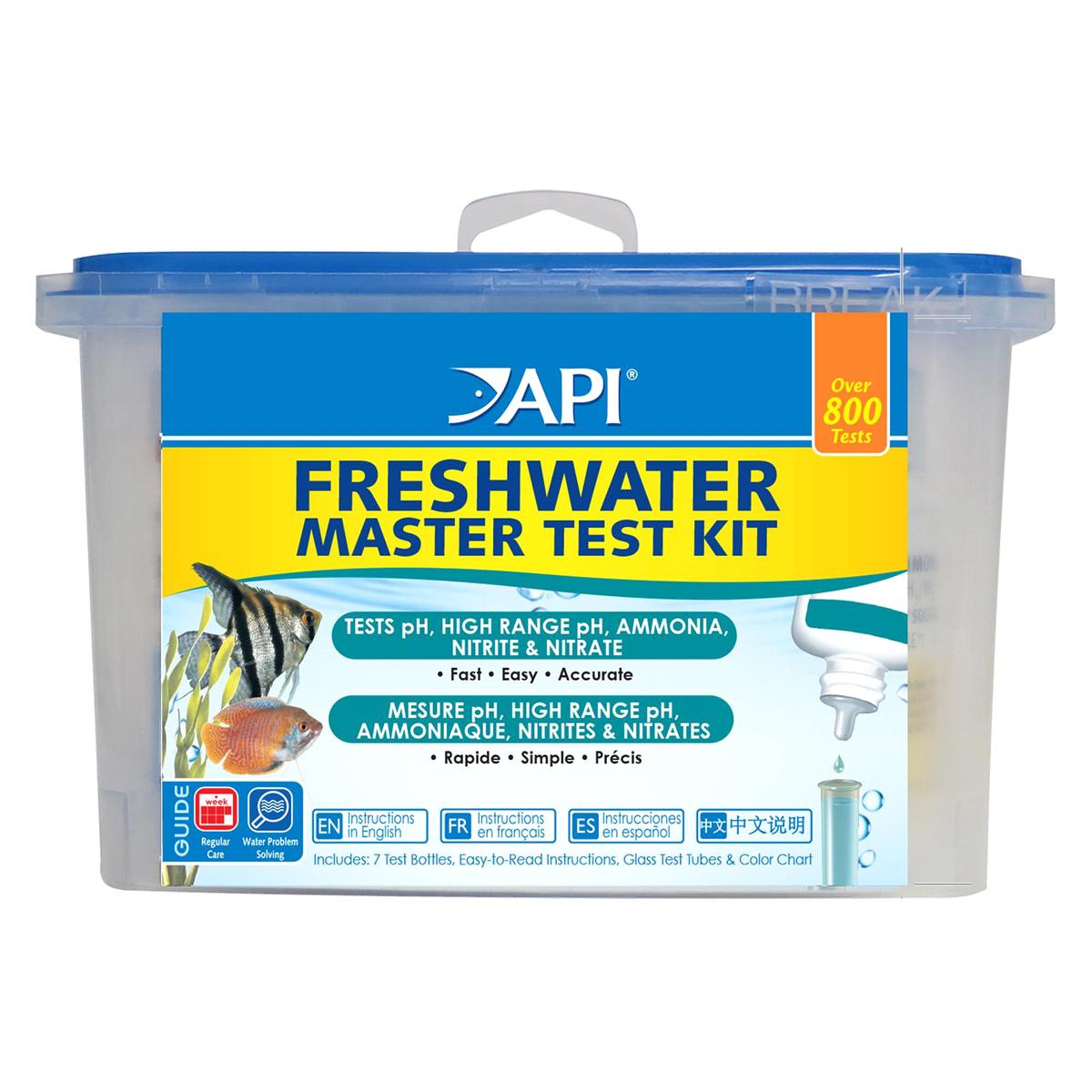 slide 1 of 1, API Freshwater Master Test Kit, 1 ct