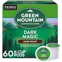 Green Mountain Coffee Roasters Dark Magic Keurig Single-Serve K-Cup Pods, Dark Roast Coffee, 60 Count