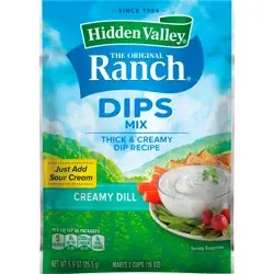 Hidden Valley The Original Ranch Thick & Creamy Creamy Dill Dips Mix 0.9 oz
