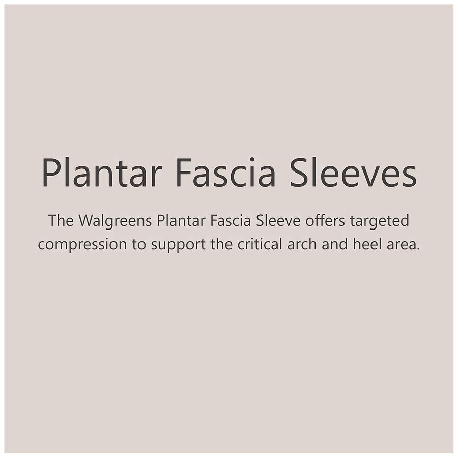 slide 5 of 5, Walgreens Plantar Fascia Sleeves Large, 2 ct