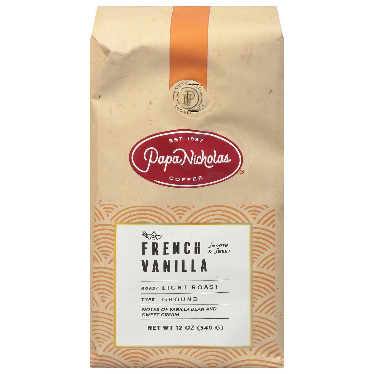 slide 1 of 9, PapaNicholas Coffee Ground Light Roast French Vanilla Coffee - 12 oz, 12 oz