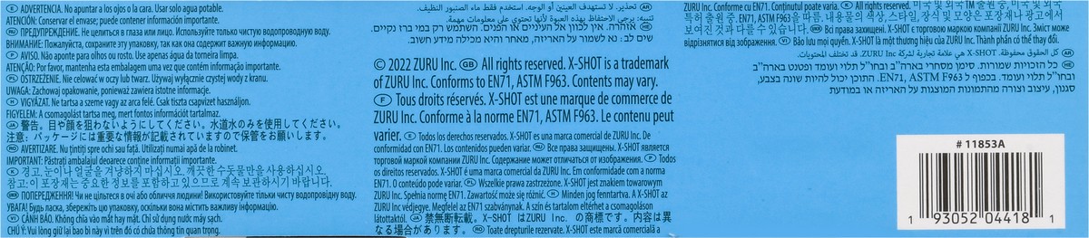 slide 6 of 9, X-Shot Skins Fast Fill Water Blaster 1 ea, 1 ct