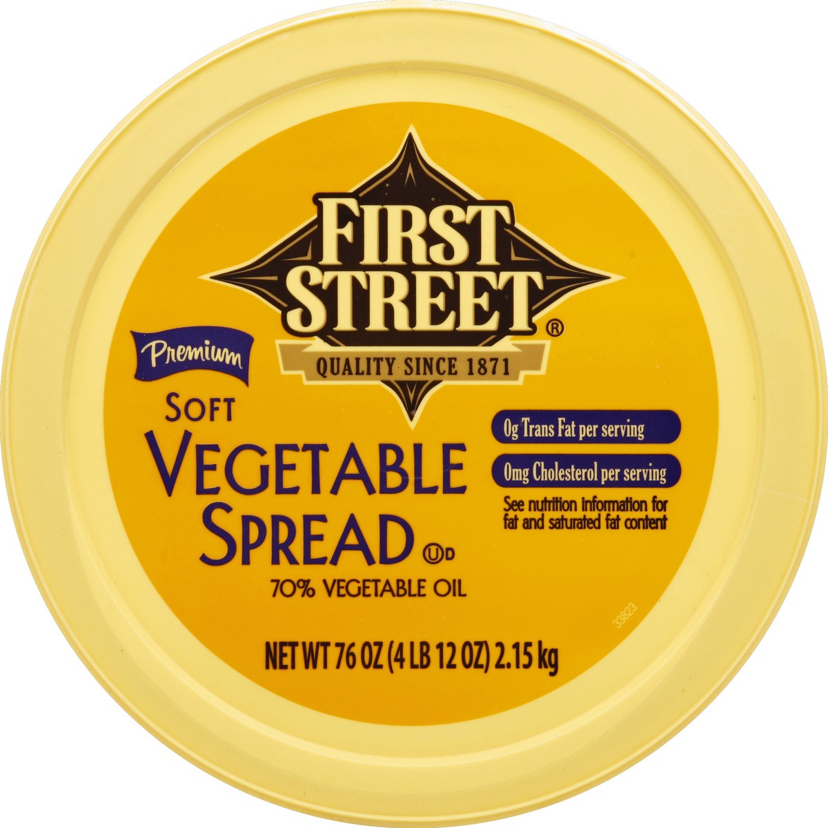 slide 3 of 6, First Street Vegetable Spread, 76 oz