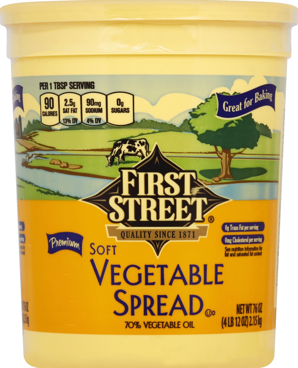 slide 6 of 6, First Street Vegetable Spread, 76 oz