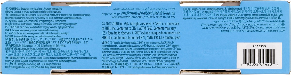 slide 6 of 9, X-Shot Skins 5+ Fast Fill Water Blaster 1 ea, 1 ct