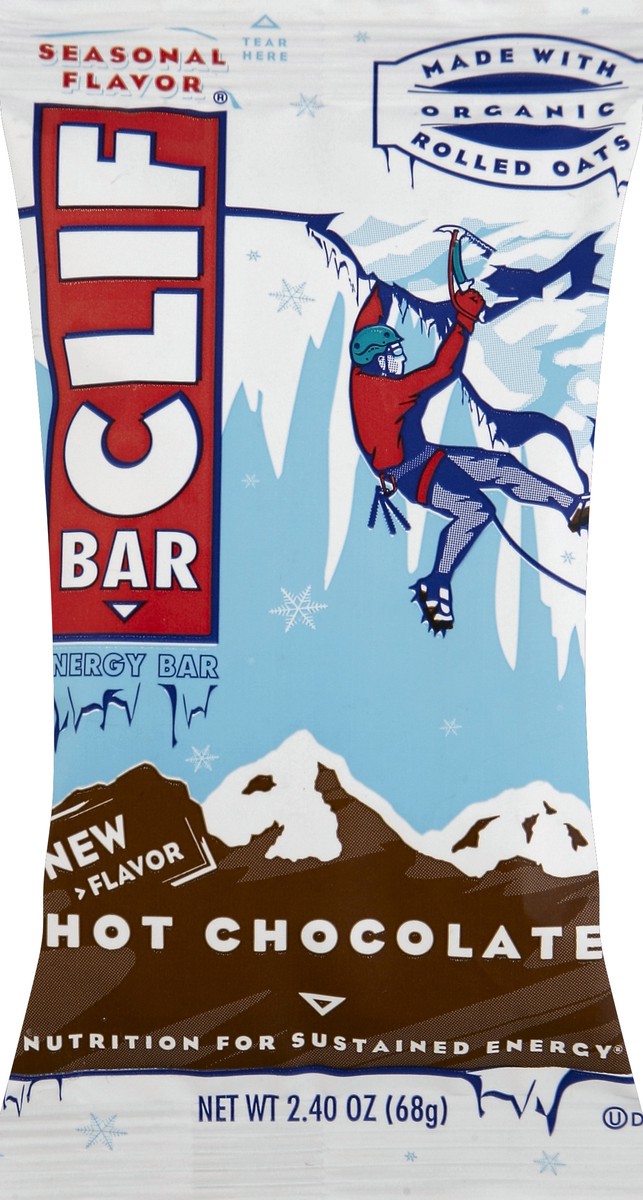 slide 5 of 5, CLIF Bar Hot Chocolate Energy Bar, 2.4 oz