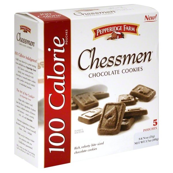 slide 1 of 1, Pepperidge Farm 100 Calorie  Chocolate Chessman Cookies, 3.7 oz