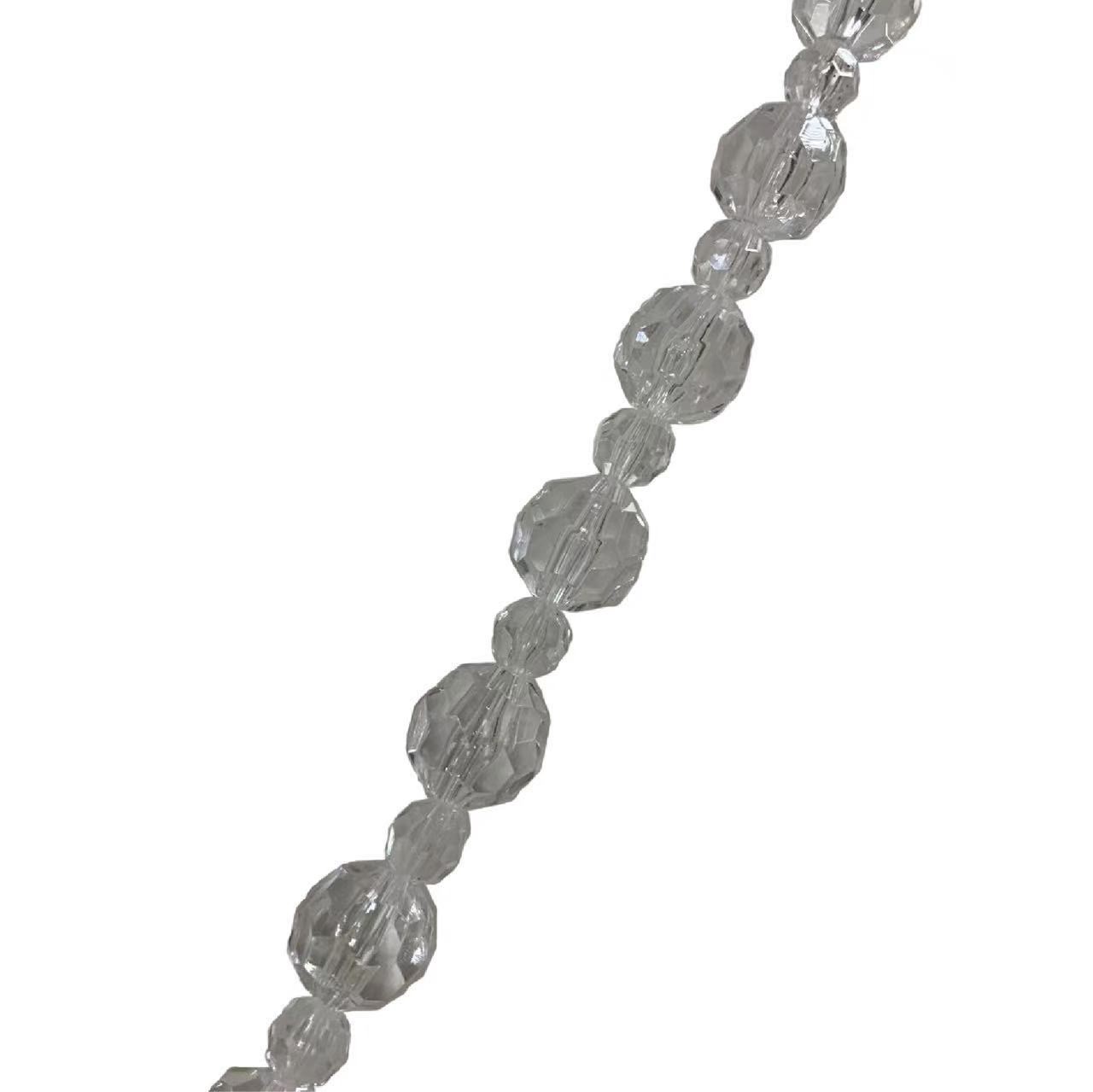 slide 2 of 3, 6ft. Clear Beaded Garland By Ashland, 6 ft