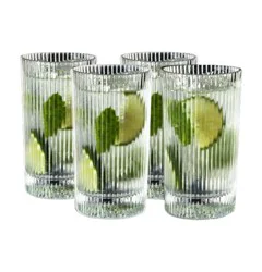 True Crystal Highball Glasses Set of 4